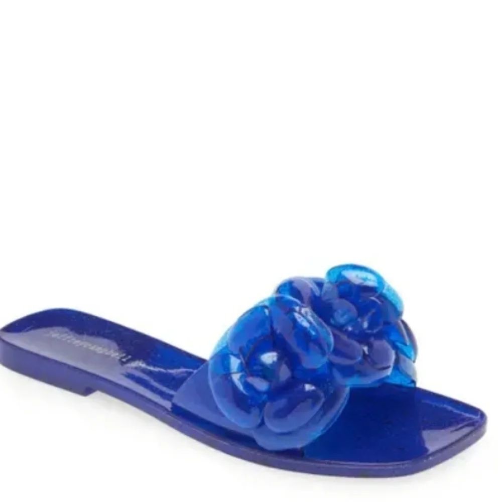 BRAND NEW JEFFREY CAMPBELL FLORALEE SLIDE SANDALS